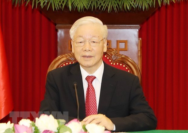 លោកអគ្គលេខាបក្ស Nguyen Phu Trong អញ្ជើញចូលរួមកិច្ចប្រជុំកំពូលតាមប្រព័ន្ធ វីដេអូរវាងបក្សកុម្មុយនិស្តចិនជាមួយគណៈបក្សនយោបាយនានាលើពិភពលោក