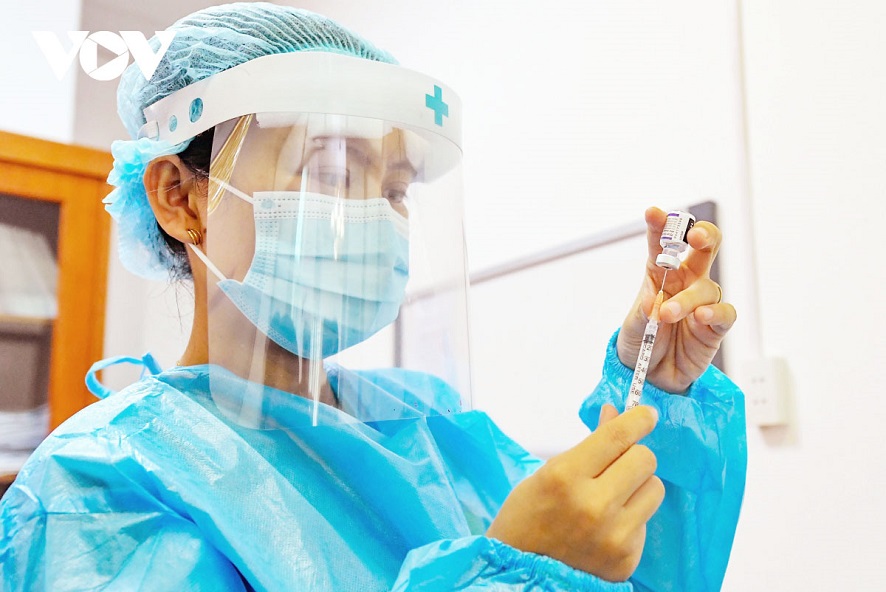 ទីក្រុងហាណូយខិតខំប្រឹងបែងសម្រេចរួចរាល់ការចាក់វ៉ាក់សាំងដូសទី២ក្នុងខែវិច្ឆិកាឆ្នាំ២០២១