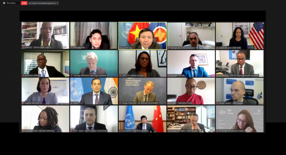 វៀតណាមដឹកនាំកិច្ចប្រជុំក្រុមប្រឹក្សាសន្តិសុខអង្គការសហប្រជាជាតិអំពីការដោះស្រាយបញ្ហាប្រឈមចំពោះកុមារ