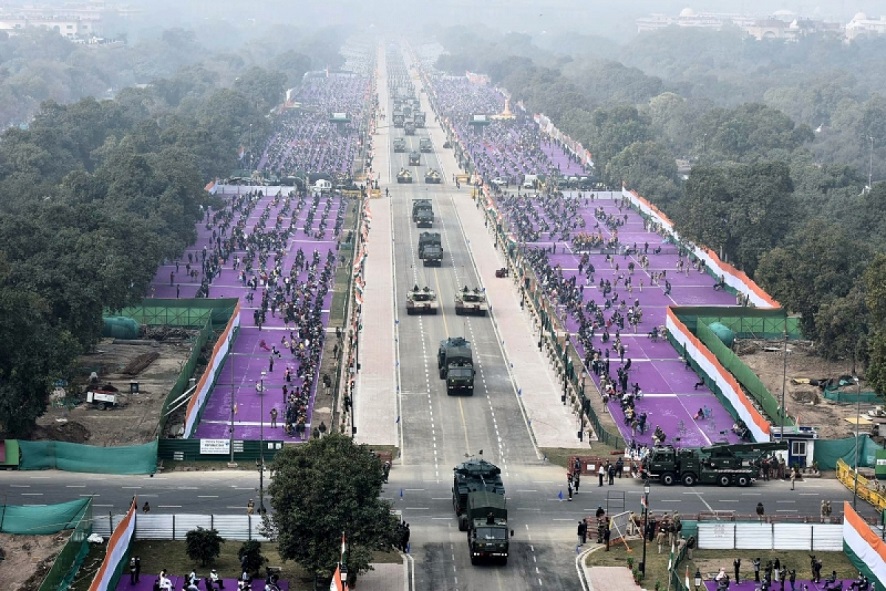 ឥណ្ឌា​រៀប​ចំ​ពិធី​ព្យុហយាត្រា​ ​ដើម្បី​អបអរ​ទិវា​សាធារណរដ្ឋ​លើក​ទី ៧៣