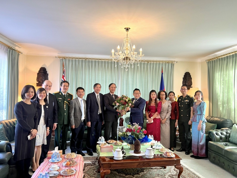 ស្ថានទូតវៀតណាមប្រចាំនៅអូស្ត្រាលី ជូនពរបុណ្យចូលឆ្នាំថ្មីកម្ពុជា ​មីយ៉ាន់ម៉ា និងថៃ