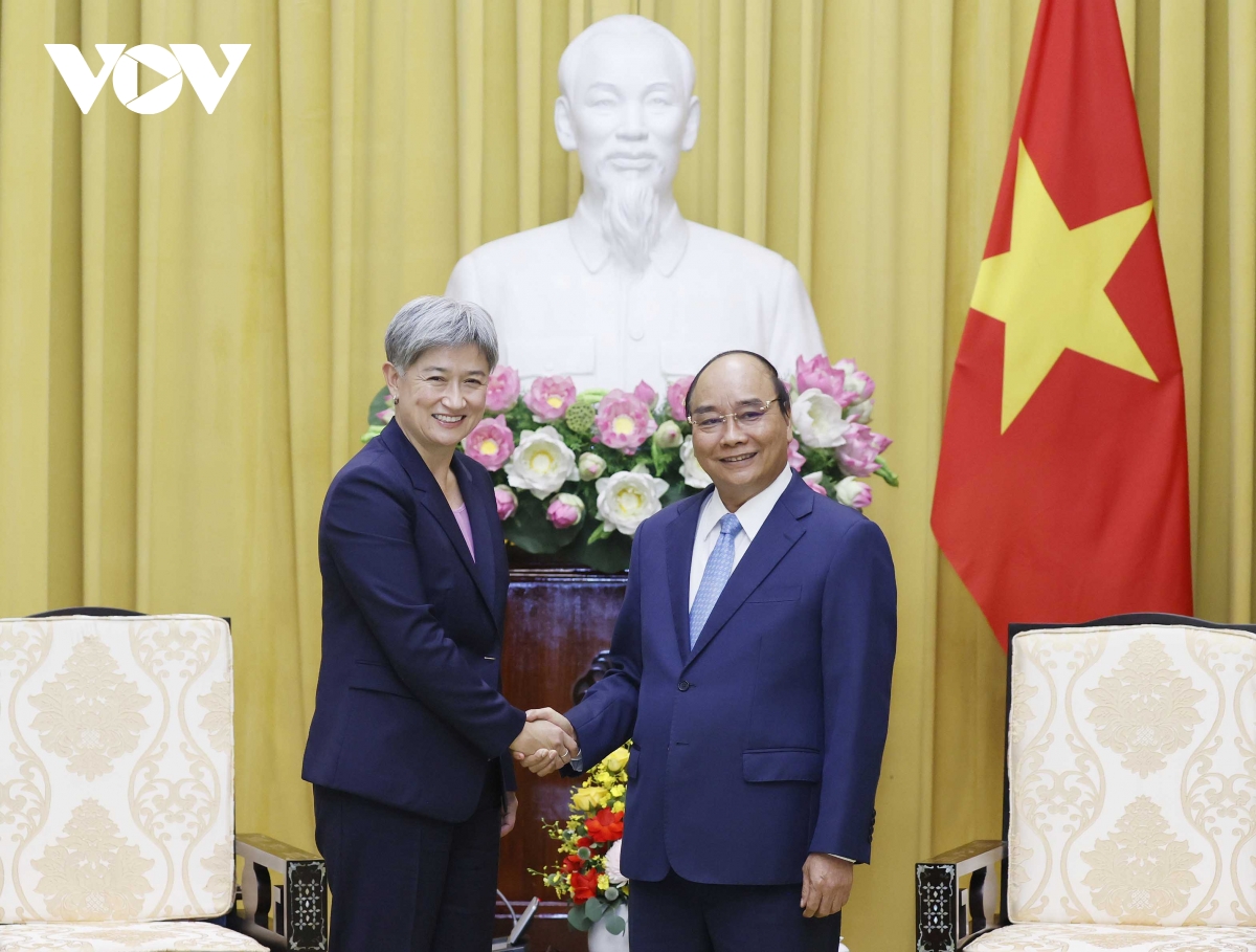 ប្រធានរដ្ឋវៀតណាមអញ្ជើញទទួលជួបរដ្ឋមន្ត្រីការបរទេសអូស្ត្រាលី