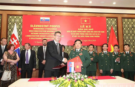 ຫວຽດນາມແລະSlovakiaຊຸກຍູ້ການຮ່ວມມືດ້ານປ້ອງກັນຊາດ