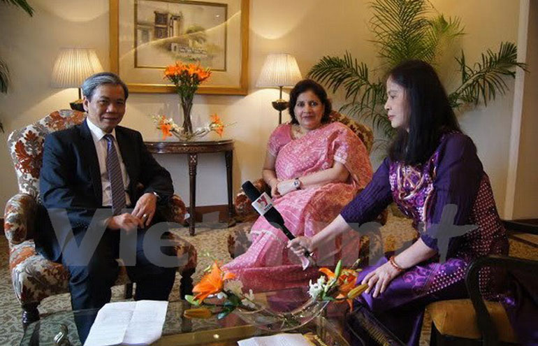 ການພົວພັນຫວຽດນາມ-ອິນເດຍດີງາມຍິ່ງກ່ວາເວລາໃດໝົດ