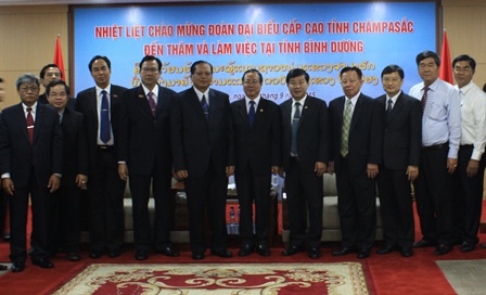 ບິ່ງເຢືອງເພີ່ມທະວີການຮ່ວມມືລົງທຶນກັບແຂວງຈຳປາສັກ(ລາວ)