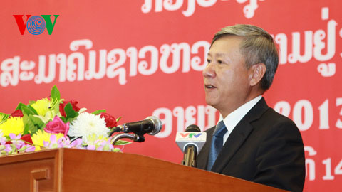 ເອກອັກຄະລັດຖະທູດຫວຽດນາມປະຈຳລາວອວຍພອນວັນຊາດລາວ