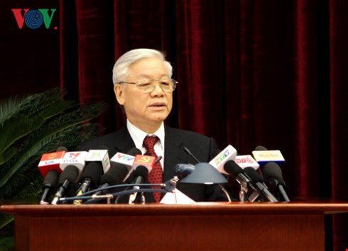 ໄຂກອງປະຊຸມຄັ້ງທີ13ຄະນະບໍລິຫານງານສູນກາງພັກຊຸດທີ11