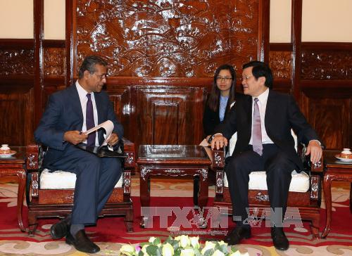 Президент СРВ Чыонг Тан Шанг принял представителя МВФ