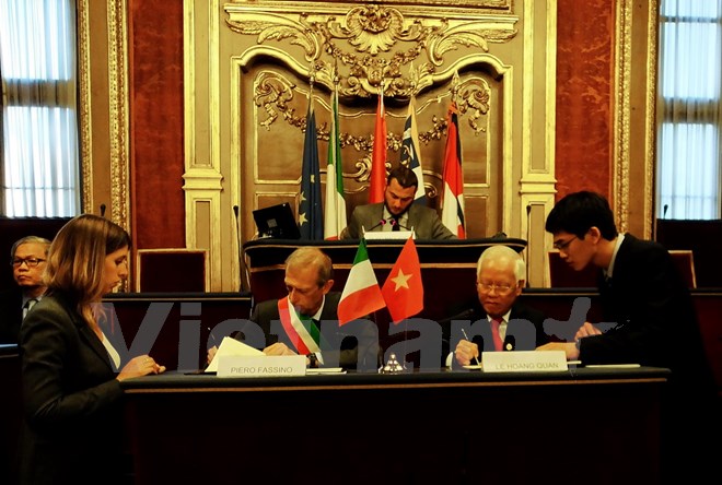 Два крупных города Вьетнама и Италии расширяют сотрудничество