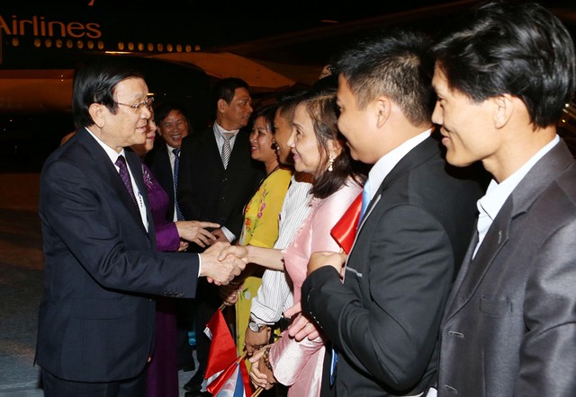 Президент СРВ Чыонг Тан Шанг прибыл в Гавану, начав официальный визит на Кубу