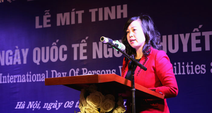 В Ханое состоялся митинг, приуроченный к Международному дню инвалидов