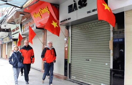 จำนวนนักท่องเที่ยวชาวต่างชาติที่เดินทางมาเยือนวน.ในช่วงตรุษเต็ต2012ได้เพิ่มขึ้น