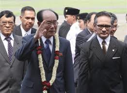 ประธานรัฐสภาสาธารณรัฐประชาธิปไตยประชาชนเกาหลีได้เดินทางไปเยือนประเทศอินโดนีเซีย
