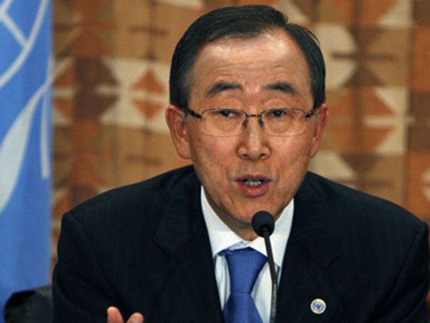 เลขาธิการใหญ่สหประชาชาติเข้าร่วมพิธีวิ่งคบเพลิงโอลิมปิค