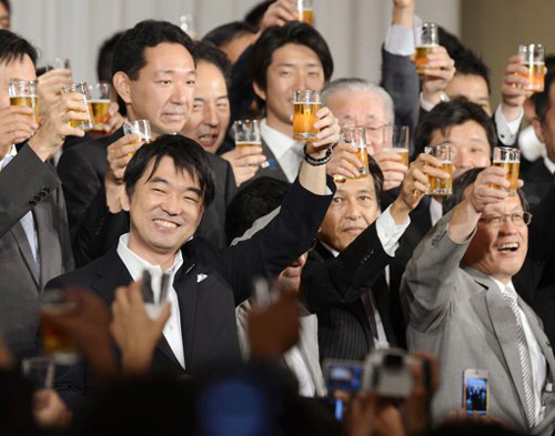 การจัดตั้งพรรคการเมืองใหม่ในญี่ปุ่น