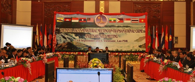อาเซียนอนุมัติแถลงการณ์ร่วมเกี่ยวกับการป้องกันและปราบปรามอาชญากรรมข้ามชาติ