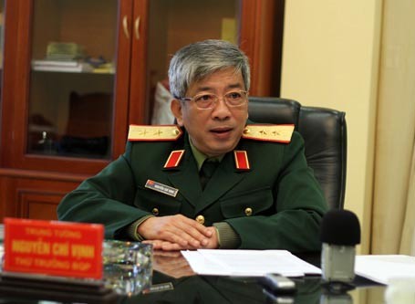 รัฐมนตรีช่วยว่าการกระทรวงกลาโหมเวียนามให้การต้อนรับคณะผู้แทนของกระทรวงกลาโหมอินเดีย