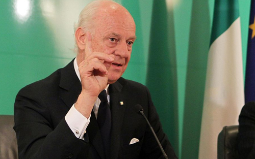 ทูตพิเศษของสหประชาชาติไปยังซีเรียเพื่อแสวงหาข้อตกลงหยุดยิงในเมืองอาเลปโป