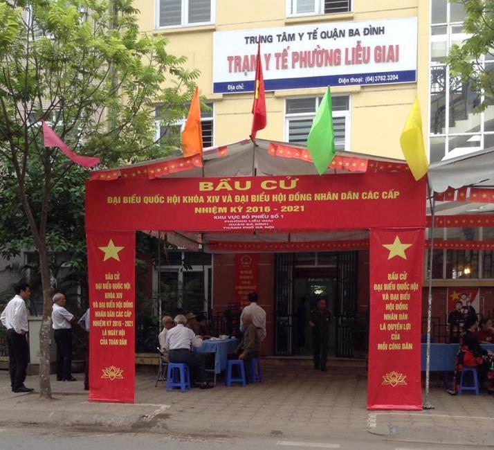 บรรยากาศการเลือกตั้งในกรุงฮานอย