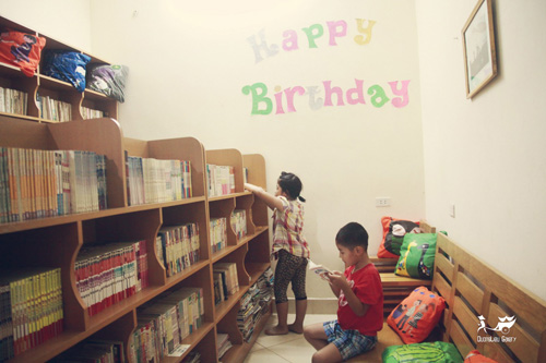 สถานที่ปลูกฝังความรักการอ่านหนังสือให้แก่เด็ก
