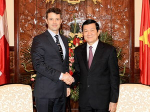 เจ้าฟ้าชายเฟรเดริค มกุฎราชกุมารแห่งเดนมาร์กเสด็จเยือนเวียดนาม