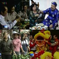 ชาวต่างชาติต้อนรับปีใหม่ตามประเพณีของเวียดนาม