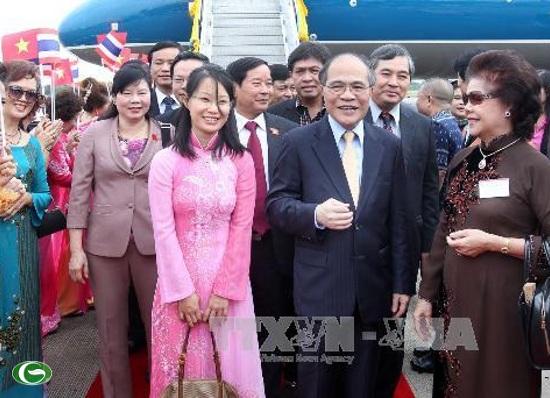 ภารกิจของประธานรัฐสภาเวียดนามในประเทศไทย