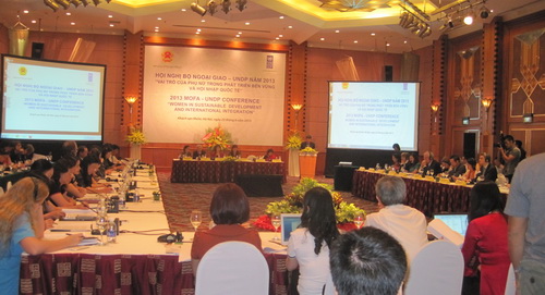 “บทบาทของสตรีในการพัฒนาอย่างยั่งยืนและผสมผสานกับระหว่างประเทศ”