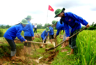ส่งเสริมบทบาทเป็นผู้เดินหน้าของเยาวชนในการพัฒนาเศรษฐกิจสังคม
