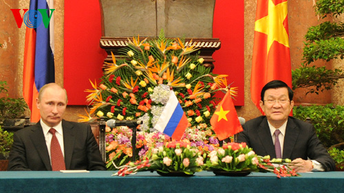 ภารกิจของประธานาธิบดีรัสเซียวลาดีเมียร์ปูตินในเวียดนาม