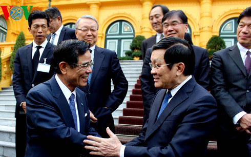 ประธานประเทศให้การต้อนรับคณะกรรมการร่วมมือเศรษฐกิจญี่ปุ่น-เวียดนาม