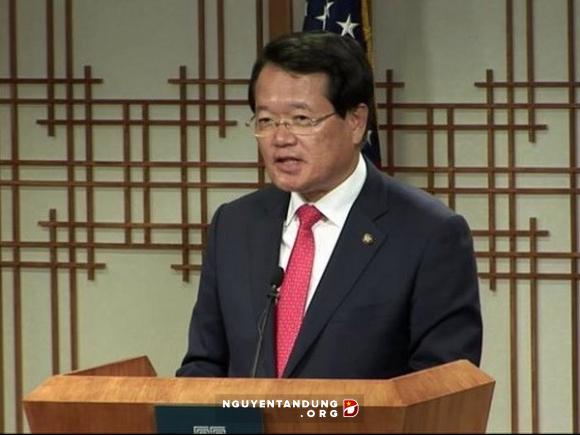 ประธานประเทศให้การต้อนรับประธานรัฐสภาสาธารณรัฐเกาหลี