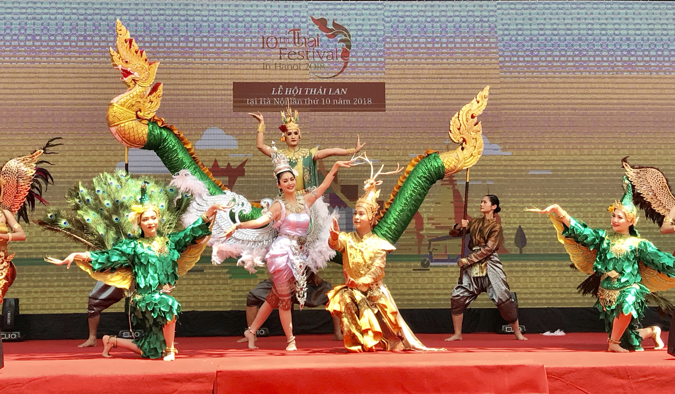 สีสันงาน” 10 th Thai Festival in Hanoi 2018”