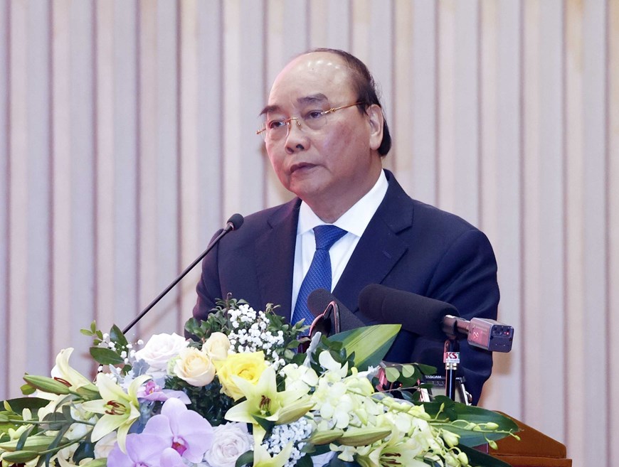 ประธานประเทศ เหงวียนซวนฟุก เข้าร่วมประชุมของหน่วยงานอัยการการทหาร