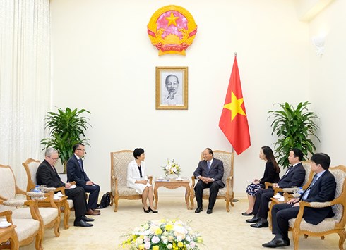 베트남 국무총리, 환경기금의  CEO (의장 겸직) 접견