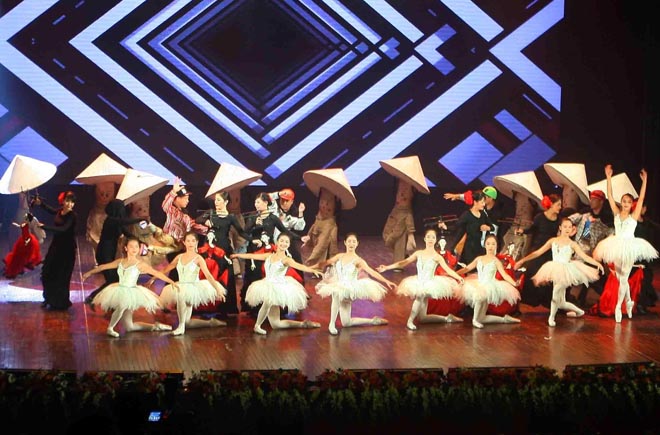 베트남에서 다양한 세계  인형극 즐겨