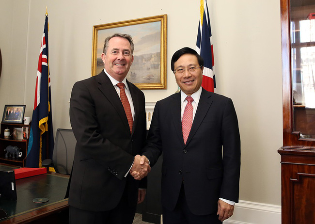 팜빈민 부총리 겸 외무 장관, 영국 공식 방문