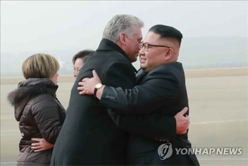 조선과 쿠바 지도자들, 중요 문제 논의
