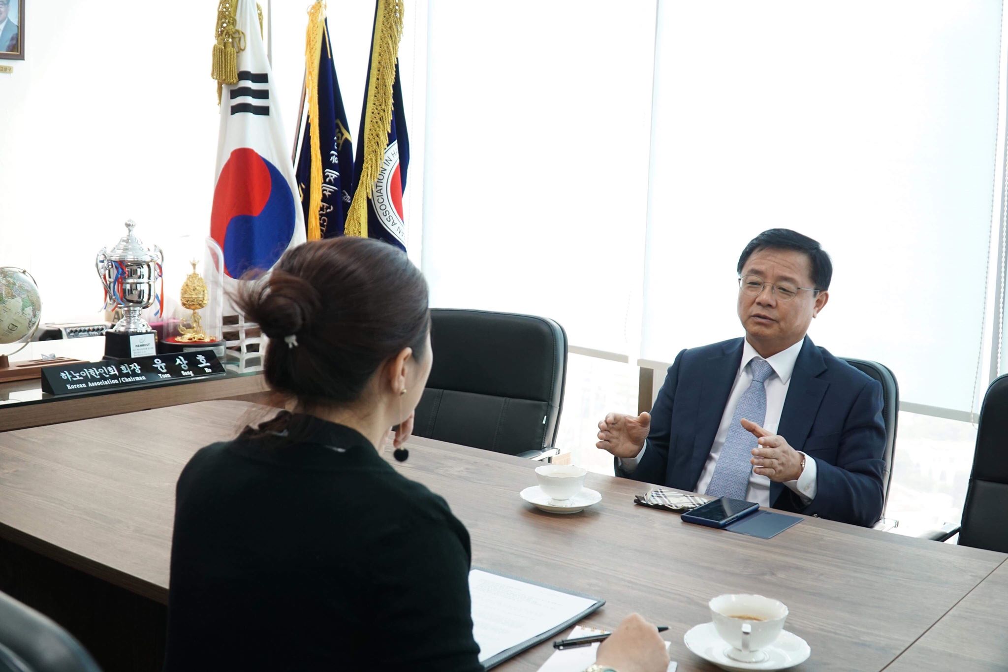 윤상호 하노이 한인회 회장님과 진행된 인터뷰