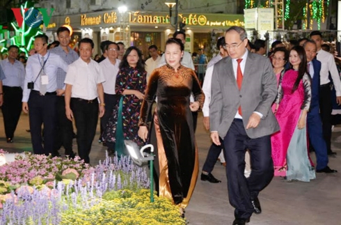 기해년 Nguyen Hue 꽃길, 관객맞이 개통