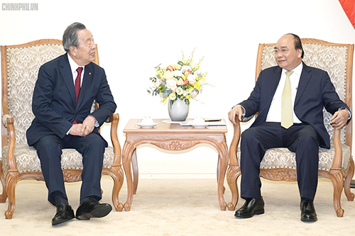 국무총리, 마루한그룹 회장 접견