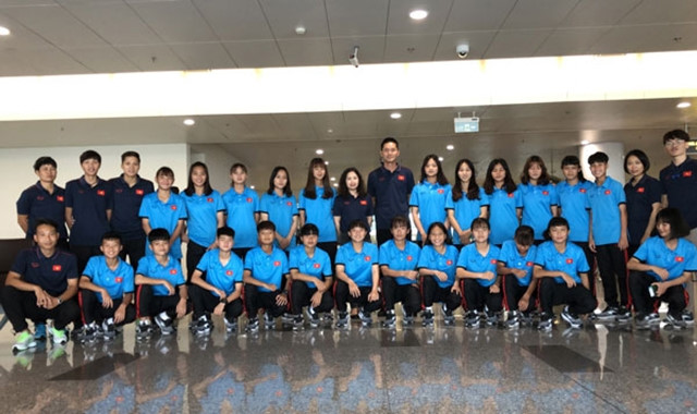 U15 여자 베트남은 2019 동남아 여자 U15 축구 챔피언십에 참가하기 위해 태국으로 건너갔다