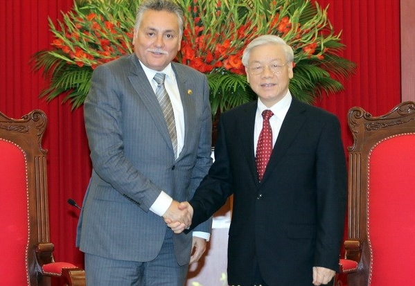 Генсек ЦК КПВ принял главу Прогрессивно-социалистической партии Марокко