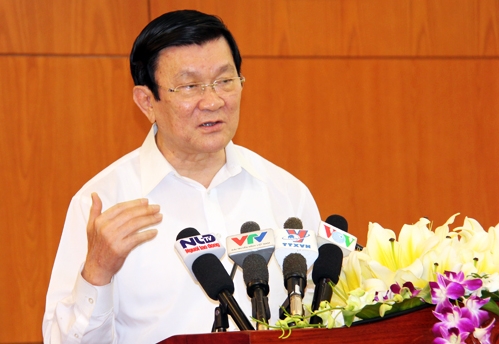 Президент СРВ: Партия и Государство решительно защищают суверенитет над морем и островами Родины