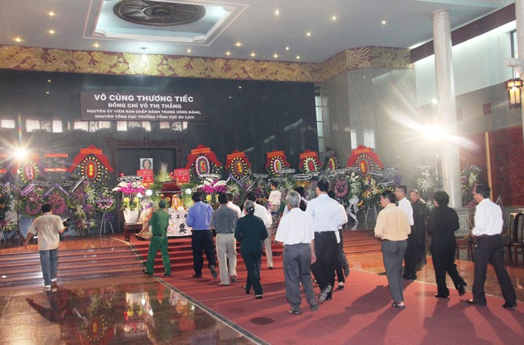 В г.Хошиминe прошла церемония прощания с госпожей Во Тхи Тханг