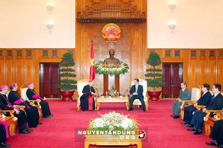 Премьер-министр СРВ принял префекта Ватиканской конгрегации по евангелизации народов