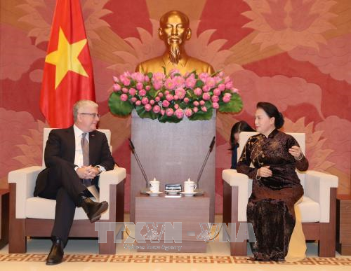 Председатель НС СРВ Нгуен Тхи Ким Нган принял посла Австралии