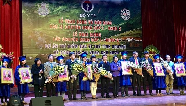 Молодые врачи-добровольцы будет отправлены на работу в отдалённые районы Вьетнама