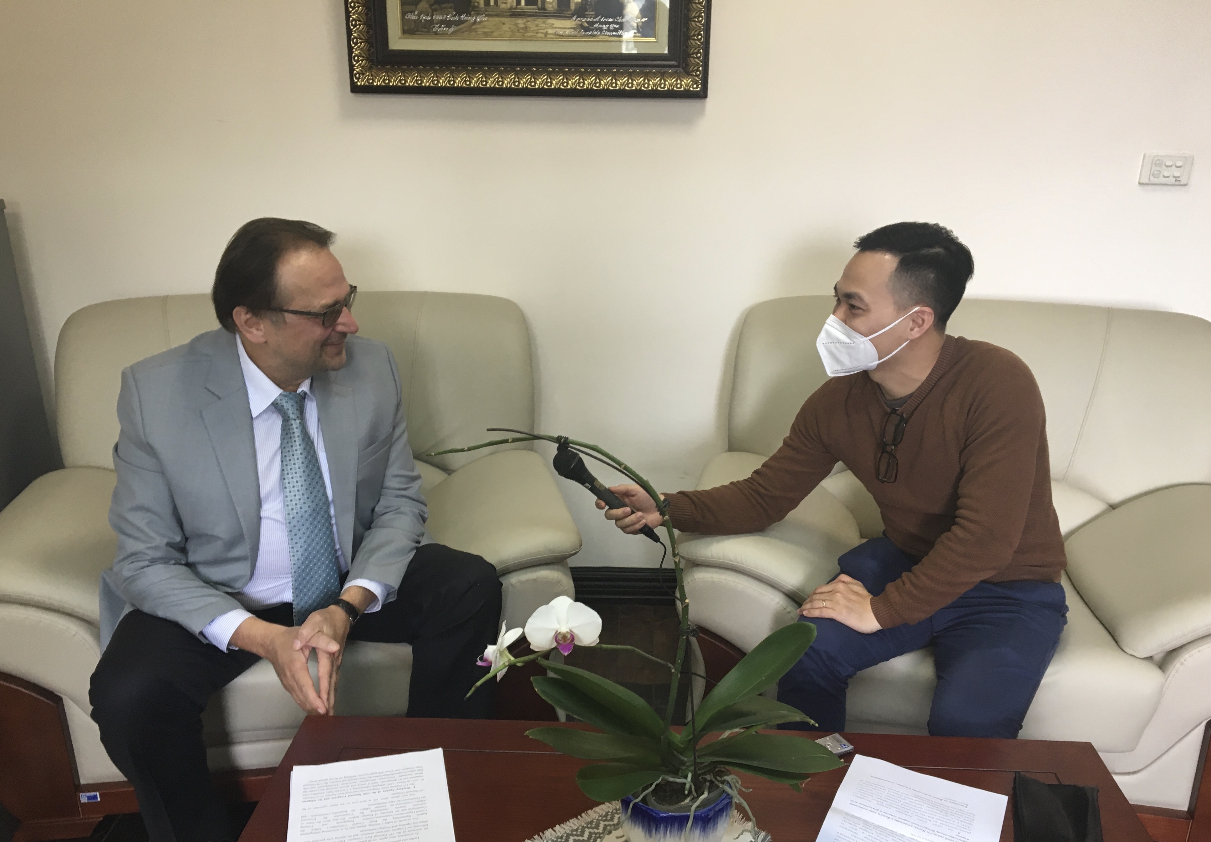 Интервью Чрезвычайного и Полномочного Посла Республики Беларусь в СРВ В.Гошина корреспонденту Радио «Голос Вьетнама».