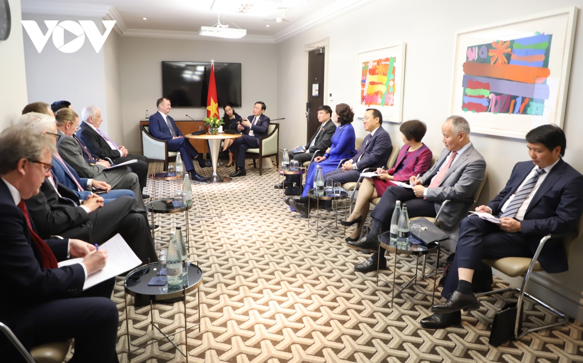 Председатель Нацсобрания Выонг Динь Хюэ встретился с группой британских предпринимателей, ведущих бизнес во Вьетнаме